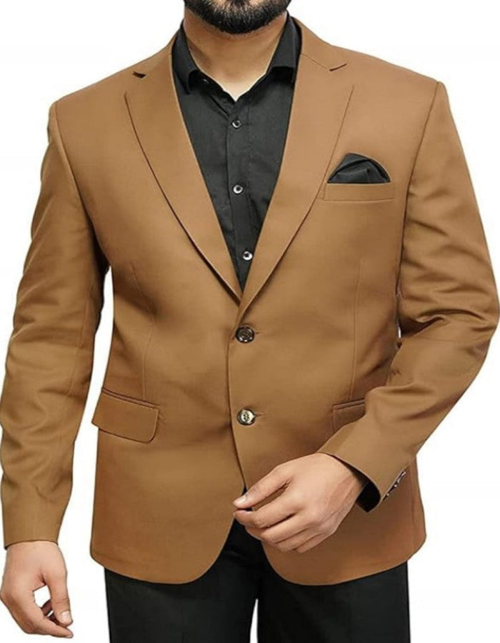 Mens Tan SportCoat - Beige Color Blazer - Summer Jackets