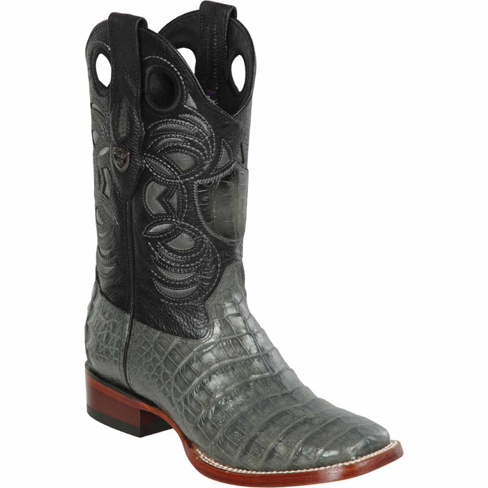 Men's Wild West Caiman Belly Ranch Toe Boots 282482