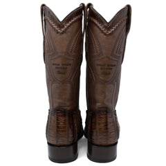 mens-wild-west-caiman-belly-with-deer-square-toe-boot-277lf8216 - Size: 6