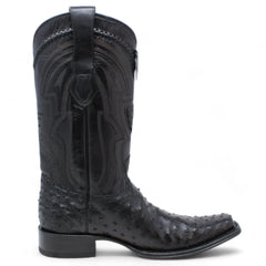 mens-wild-west-full-quill-ostrich-european-toe-boots-277l03 - Size: 6