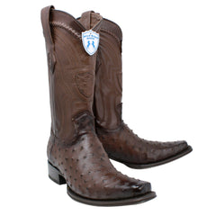 mens-wild-west-full-quill-ostrich-european-toe-boots-277l03 - Size: 6