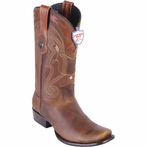 Men's Wild West Genuine Leather Dubai Toe Boots 27999