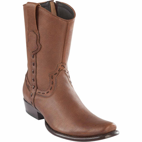 Men's Wild West Genuine Leather Dubai Toe Short Boots 279B27