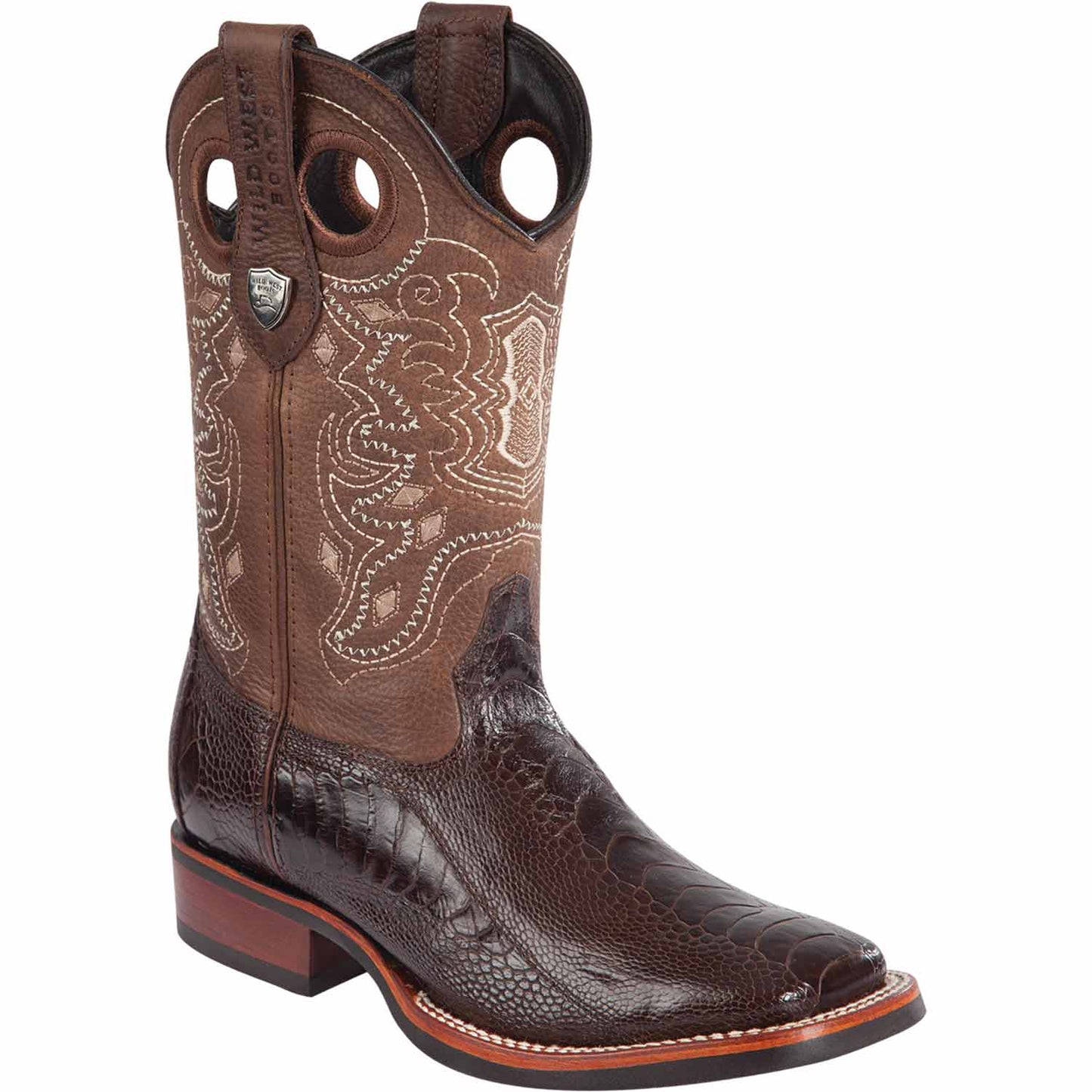 Men's Wild West Ostrich Leg Ranch Toe Boots 282505