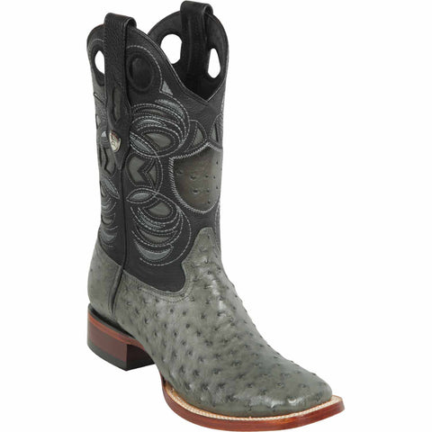 Men's Wild West Ostrich Skin Ranch Toe Boots 282403