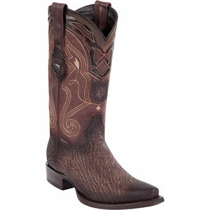 Men's Wild West Shark Skin Snip Toe Boots