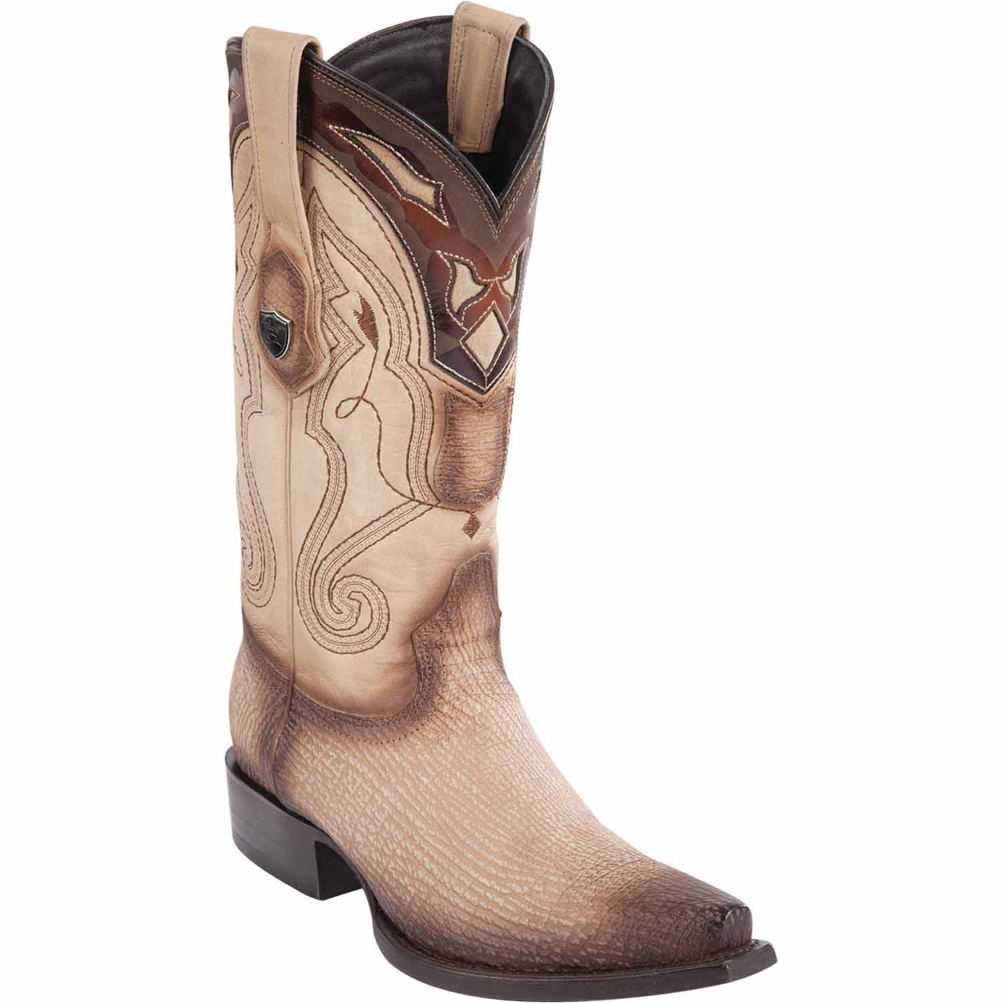 Men's Wild West Shark Skin Snip Toe Boots