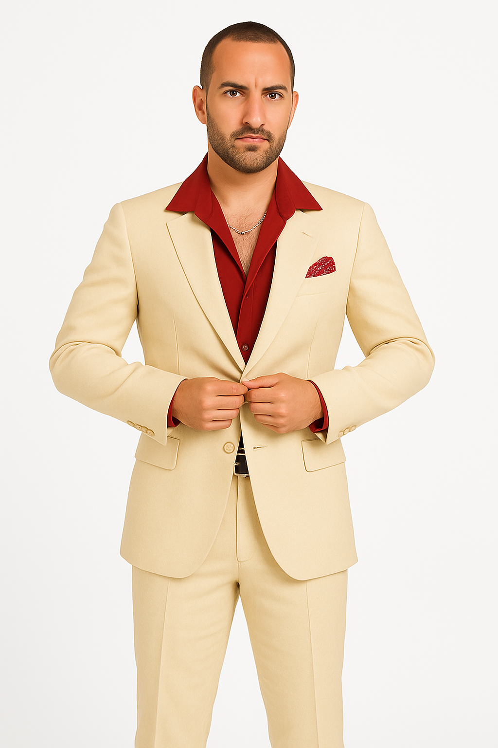 Mens Al Pacino Tony Montana Scarface Suit in White