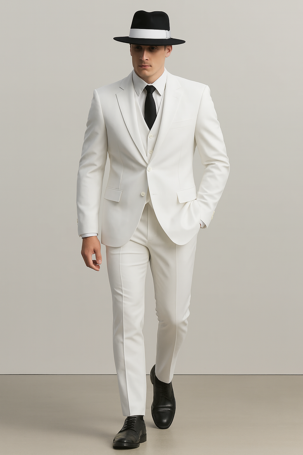 Mens Long Tuxedo White Style Jacket