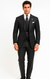 Mens 2 button Gangster Pinstripe Suit