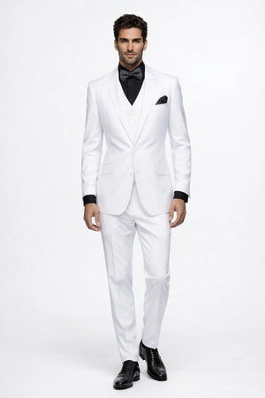 Mens John Travolta Saturday Night Fever Disco Suit in White