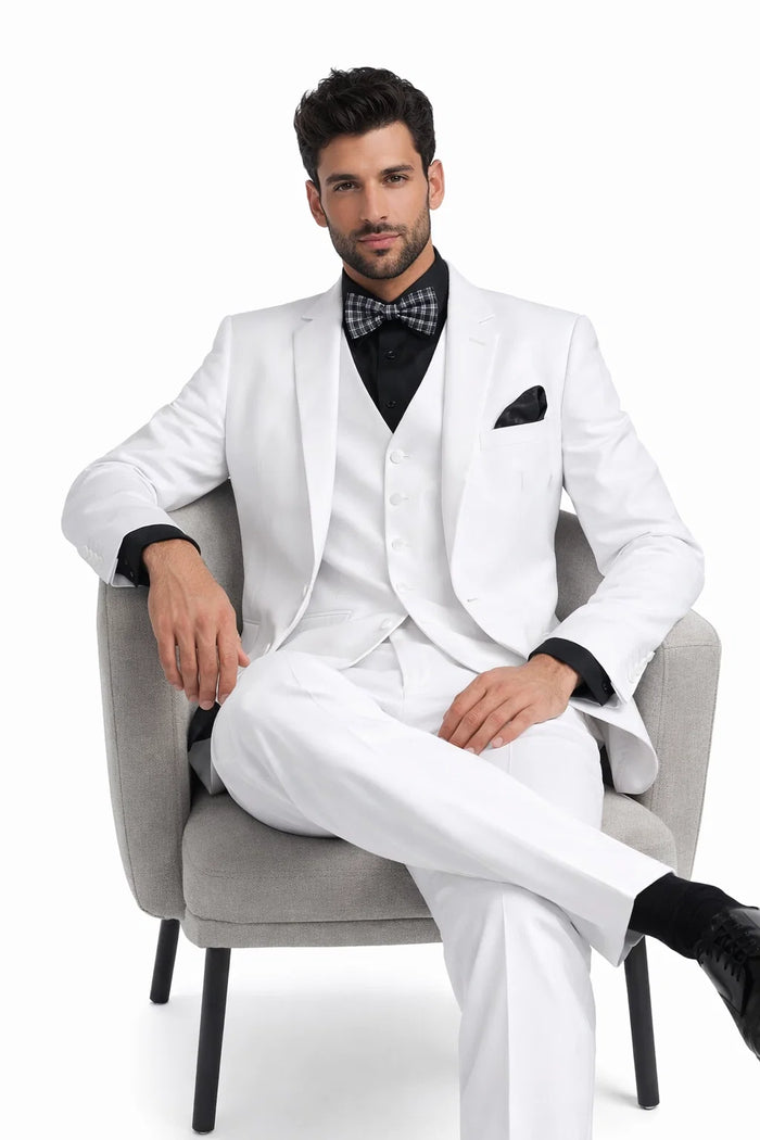 36 Mens John Travolta Saturday Night Fever Disco Suit in White