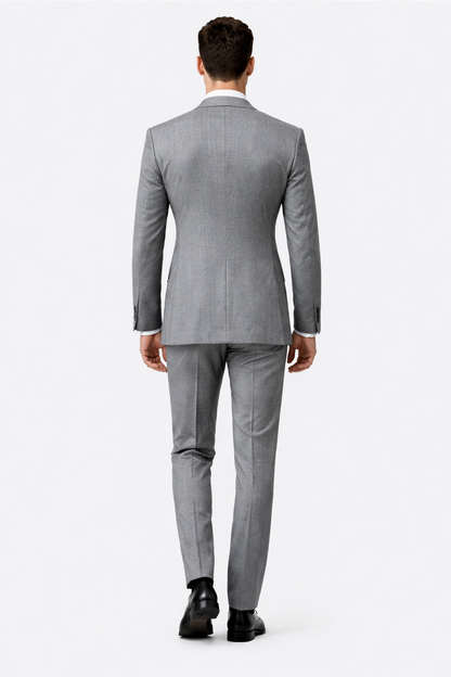 Mens Kingsman Double Breasted Grey Suit