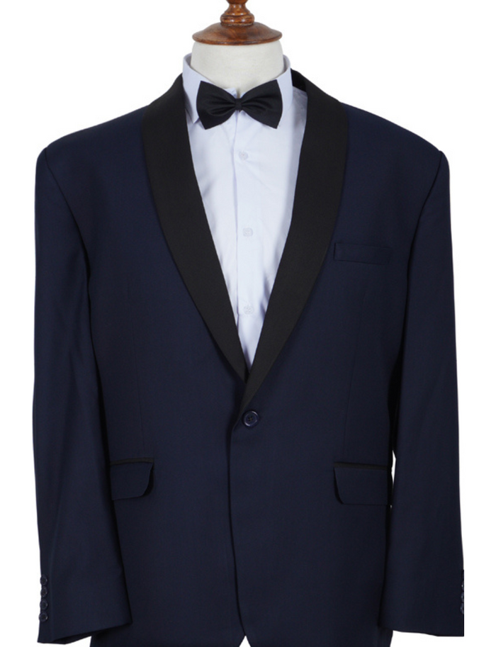 Men’s Midnight Blue Sport Coat – Stylish Formal Blazer Jacket