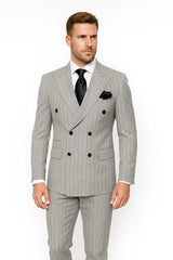 gray-and-black-pinstripe-double-breasted-modern-fit-1920s-vintage-looking-suit