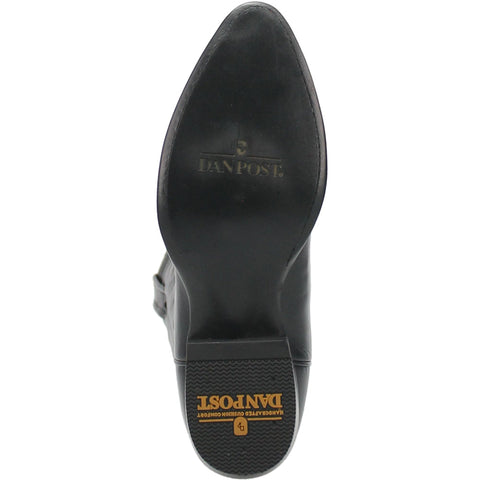 Dan Post Men’s Milwaukee 13 J Pointed Toe Black Cowboy Fine Leather Boot