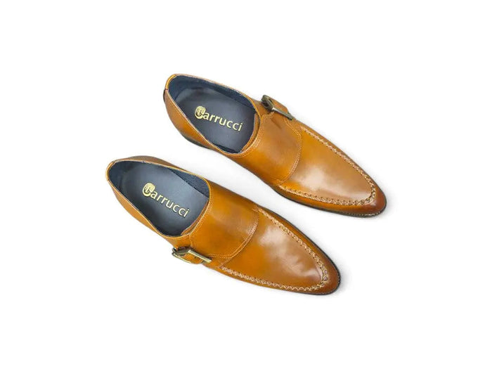 Carrucci Moc Single Monk Shoes