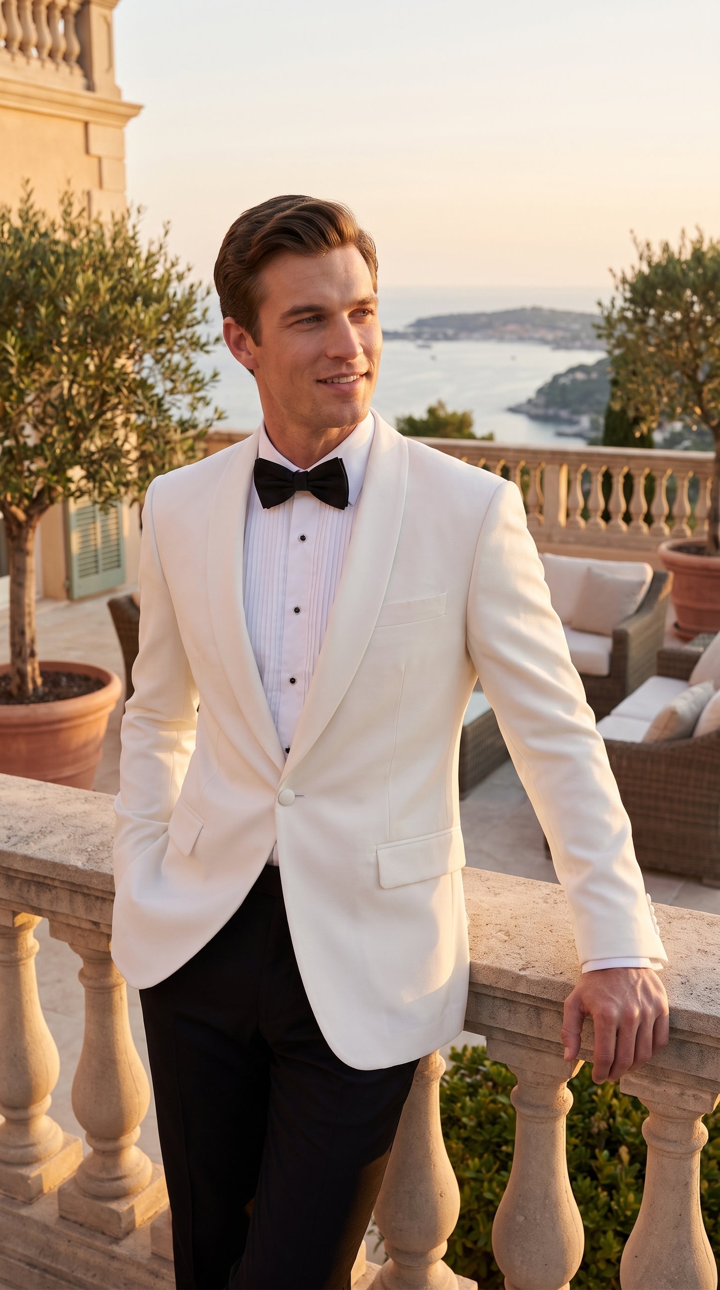 Men’s Ivory Traditional Shawl Dinner Jacket, Designer Formal Wedding Tuxedo Blazer