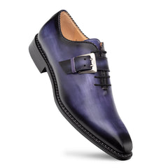 machado-oxford-monk-strap-purple-by-mezlan-made-in-spain-brand - Size: 8m