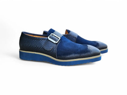 Multi Media Buckle Monkstrap Slip-on Carrucci