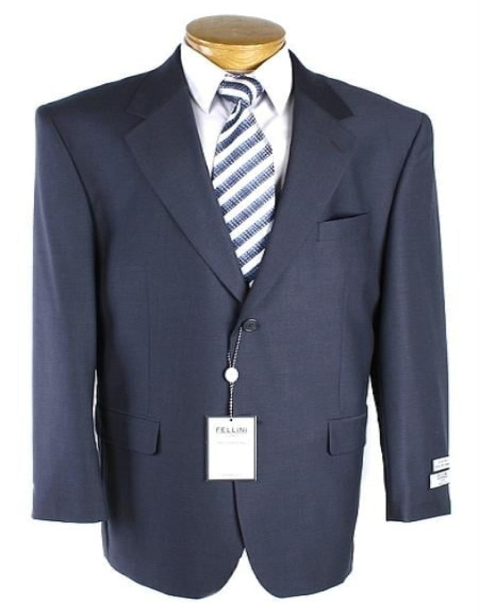 Men's Dark Navy 2 Buttons affordable cheap discounted Cheap Priced Business Suits Clearance Sale online sale