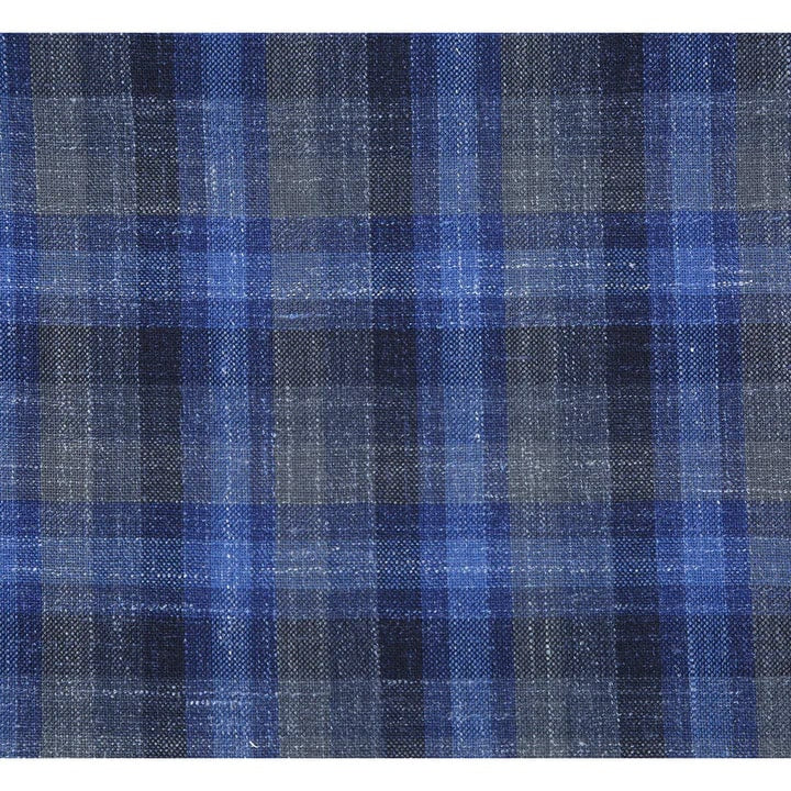 Saco vaquero - Western Sport Coat - Western Blazer- Mens Slim Fit Two Button Wool Sport Coat Blazer In Navy Blue & Grey Windowpane Plaid