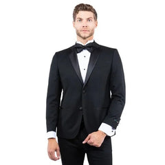 Notch Lapel  Tuxedo Separates Coat, Black by ZeGarie - Men's Tuxedo USA