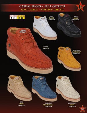 High Top Exotic Skin Authentic Genuine Skin Italian Tennis Dress Sneaker Shoes for Men Los Altos Full Genuine Ostrich Men's Casual Shoe Diff. Colors/Sizes Mens Ostrich Skin Shoes