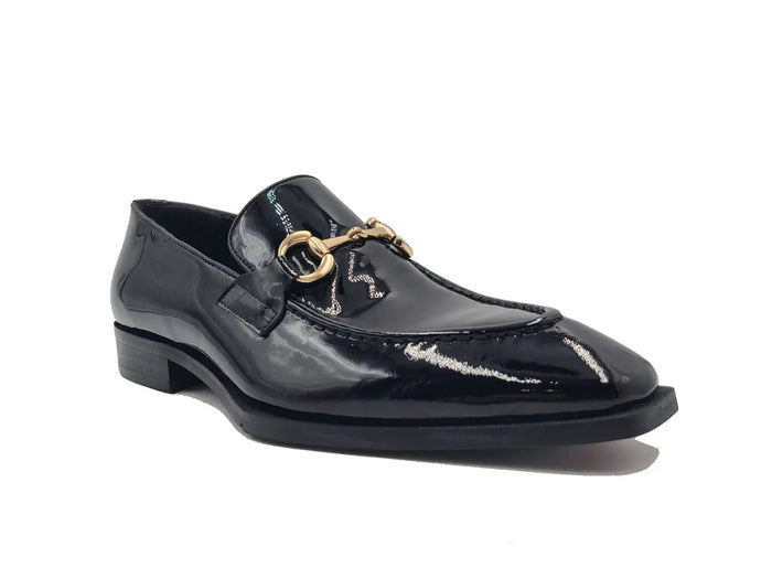 Carrucci Patent Leather Buckle Loafer