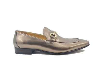 Patent Leather Horse Bit Loafer Carrucci