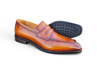 Patina Finished Penny Loafer