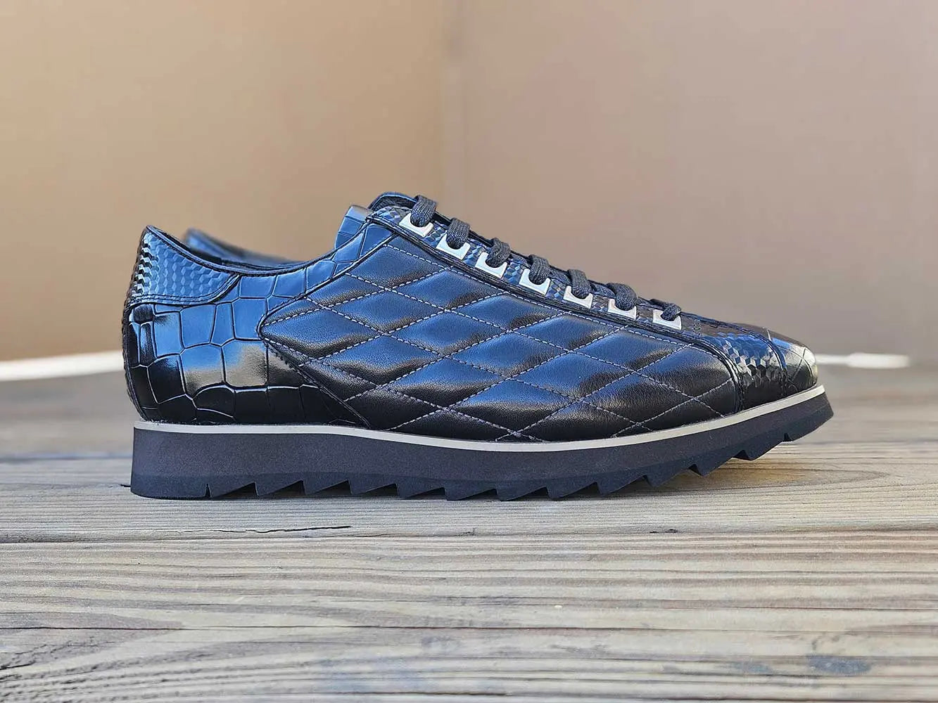 Quilted Leather Sneaker