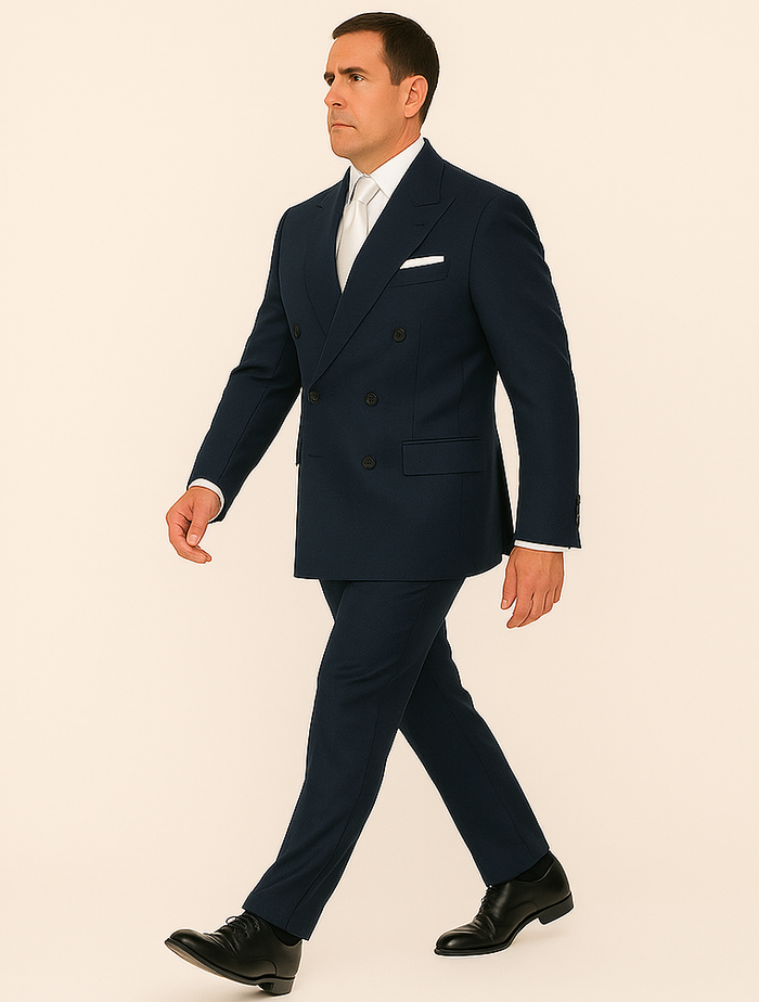 Rossi Man ARTHUR RM2302 Double-Breasted Suit ?? Sophisticated Tailored Style for Men