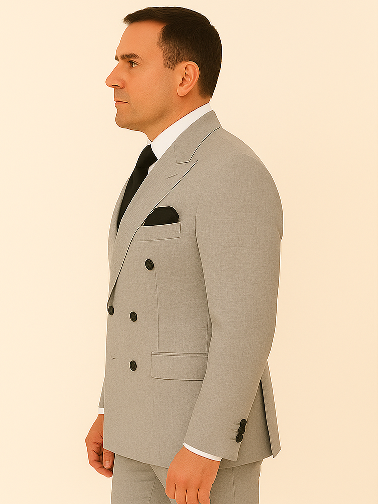 Rossi Man ARTHUR RM2305 Double-Breasted Suit ?? Elegant Formalwear for Men