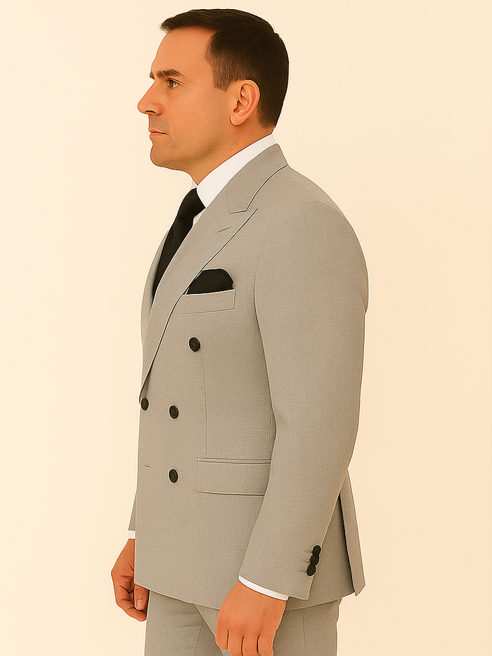 Rossi Man ARTHUR RM2305 Double-Breasted Suit ?? Elegant Formalwear for Men