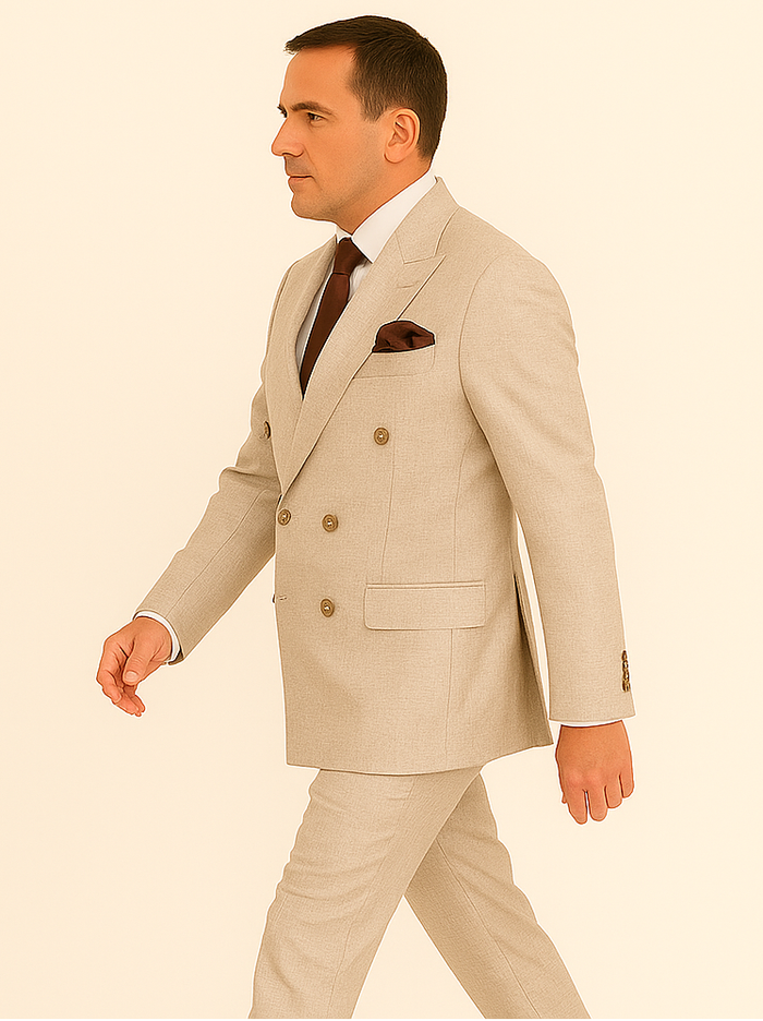 Rossi Man ARTHUR RM2306 Double-Breasted Suit ?? A Modern Classic for Men