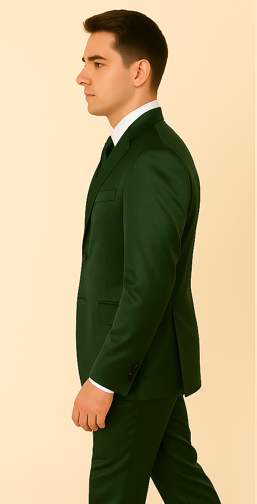 Rossi Man LEO RM1611 Slim Fit 3-Piece Suit for Men | Modern Tailored Formalwear