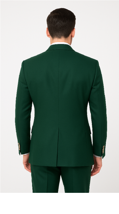 Rossi Man RM1190 Milano Collection Slim Fit Mens Suit in Bold Green