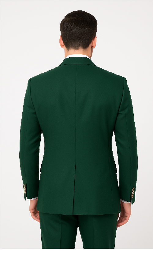 Rossi Man RM1190 Milano Collection Slim Fit Mens Suit in Bold Green