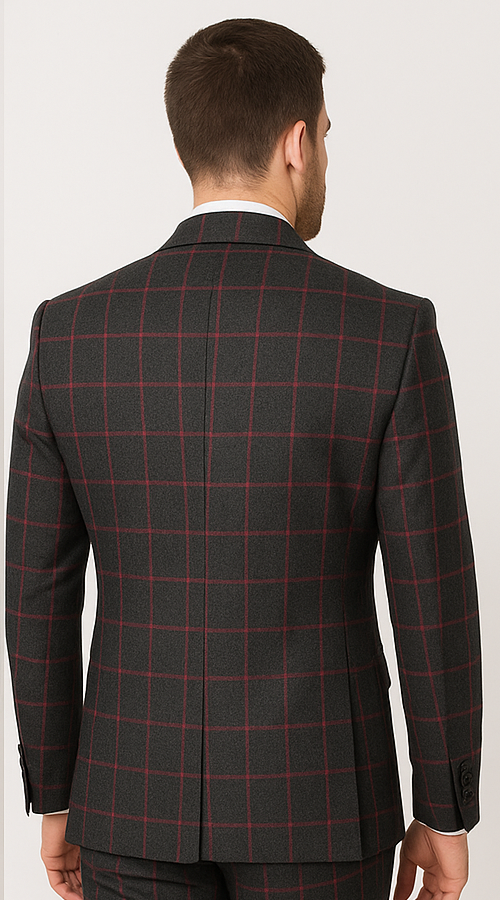 Rossi Man Milano Collection ƒ?? Sophisticated Menƒ??s Formal Suit in Black | RM1844