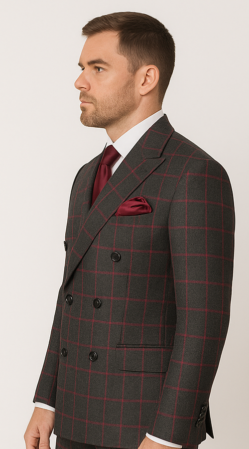 Rossi Man Milano Collection ƒ?? Sophisticated Menƒ??s Formal Suit in Black | RM1844