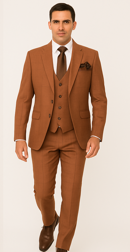 Rossi Man MAX RM1786 Slim Fit 3-Piece Suit ?? A Modern and Elegant Suit for Men
