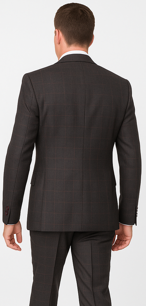 Rossi Man MAX RM1787 Slim Fit 3-Piece Suit ?? Stylish and Elegant Men??s Formalwear