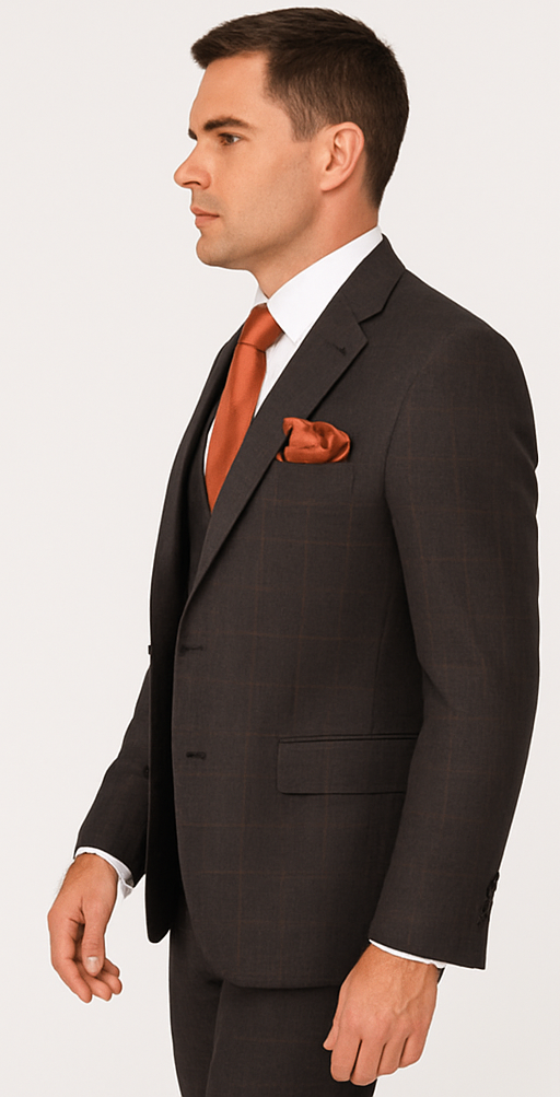 Rossi Man MAX RM1787 Slim Fit 3-Piece Suit ?? Stylish and Elegant Men??s Formalwear
