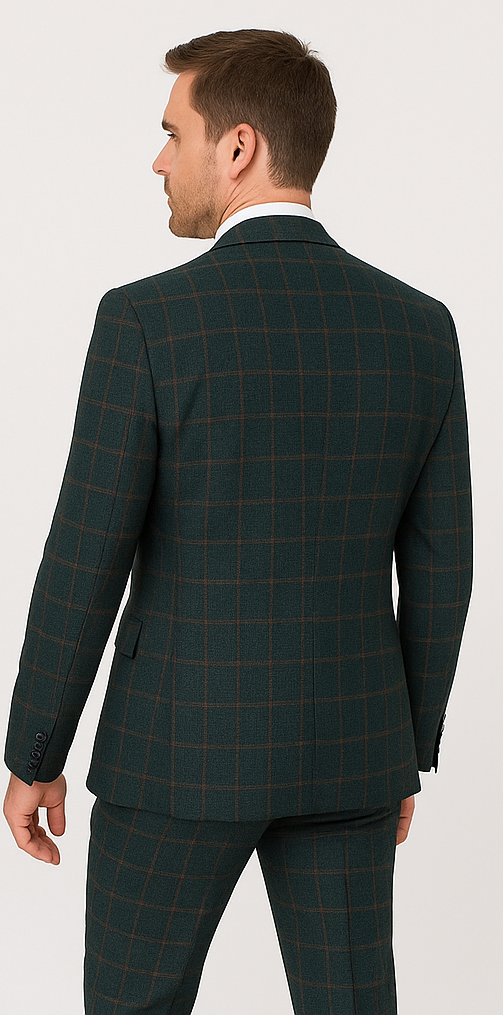 Rossi Man MAX RM1788 Slim Fit 3-Piece Suit ?? Stylish Formalwear for Men