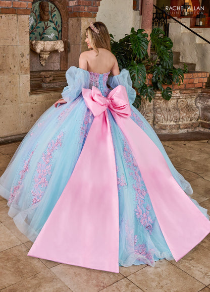 Rachel Allan RQ1140 Strapless Corset Quinceanera Dress