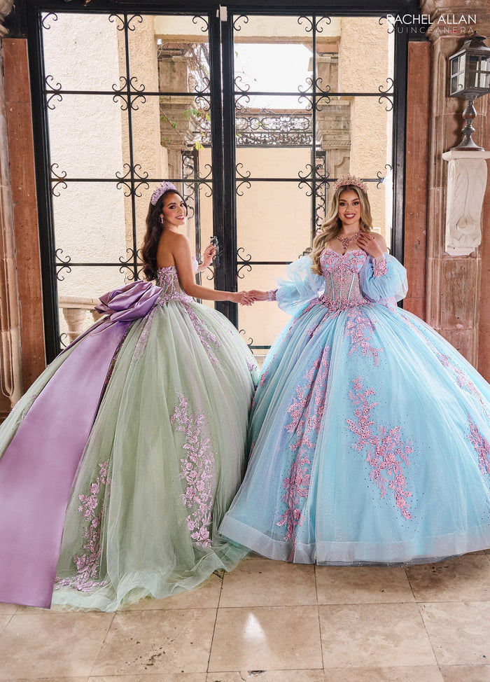 Rachel Allan RQ1140 Strapless Corset Quinceanera Dress