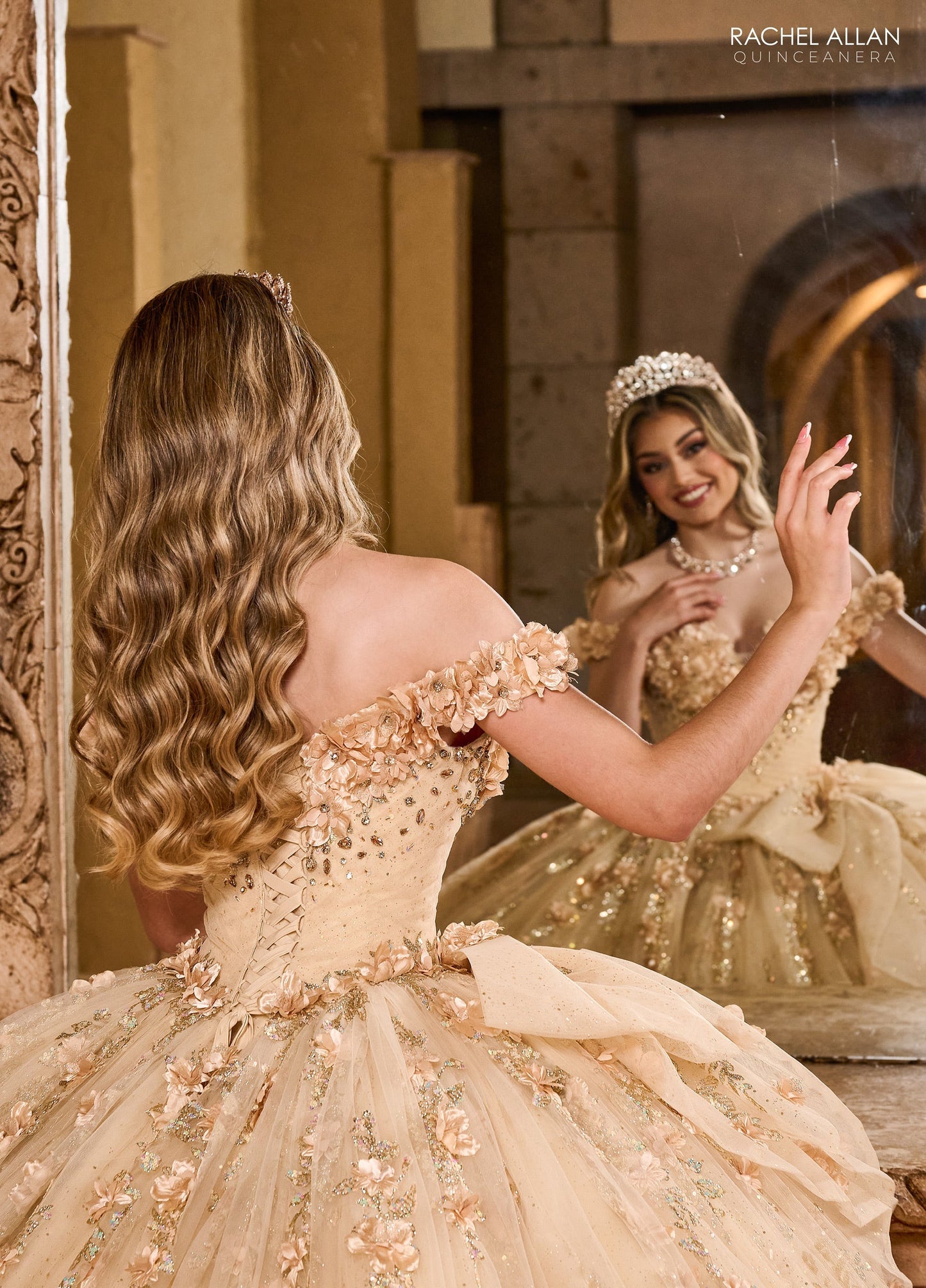 Rachel Allan RQ1141 Off Shoulder Quinceanera Dress