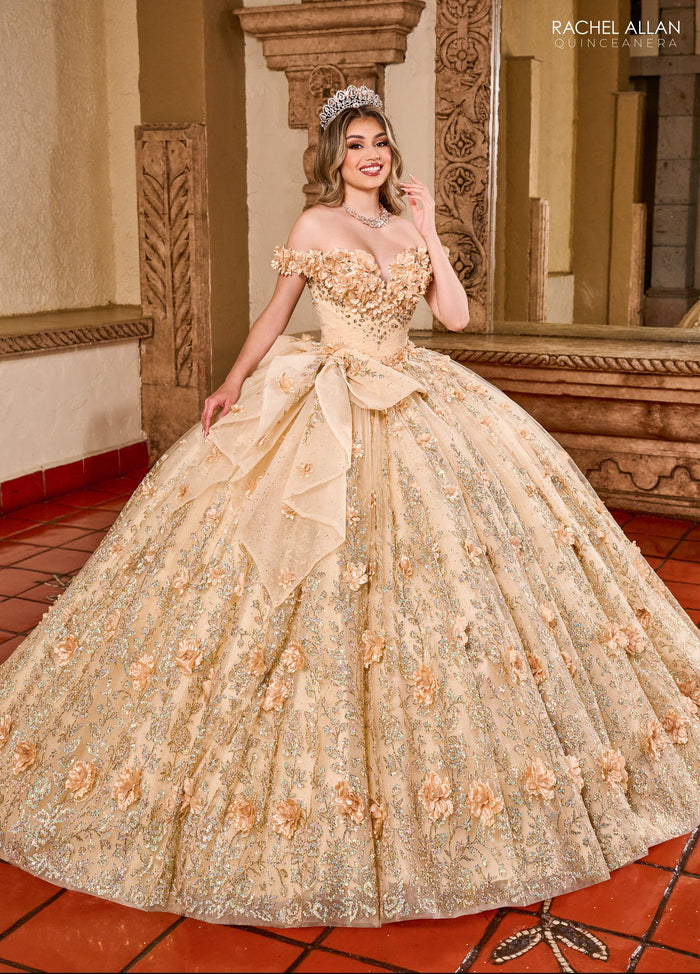 Rachel Allan RQ1141 Off Shoulder Quinceanera Dress