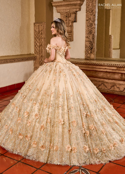 Rachel Allan RQ1141 Off Shoulder Quinceanera Dress